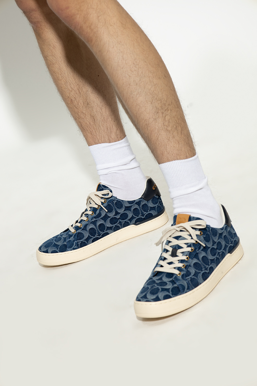 Coach on sale blue sneakers